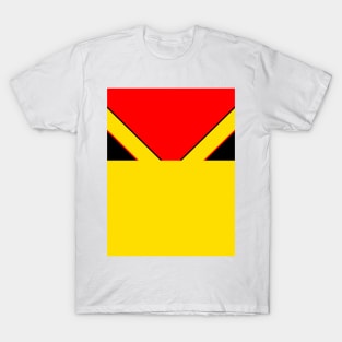Retro Partick Thistle Black Red Yellow 1987 T-Shirt